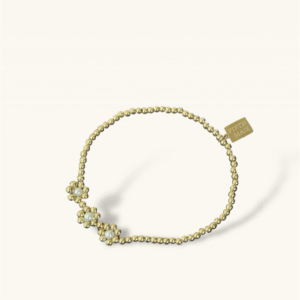 RVS- 3 mm Armband - Flower