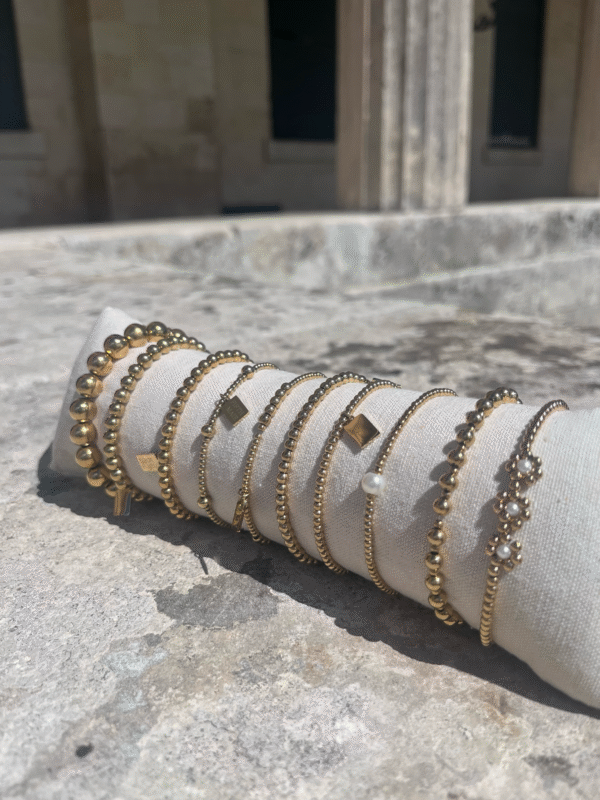 RVS- 2,5 mm Armband - Pearl - Afbeelding 6