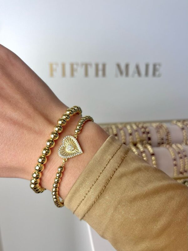 Armband - Hart Charm - Afbeelding 2