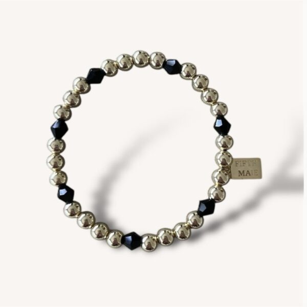6 mm Armband - Midnight Facet