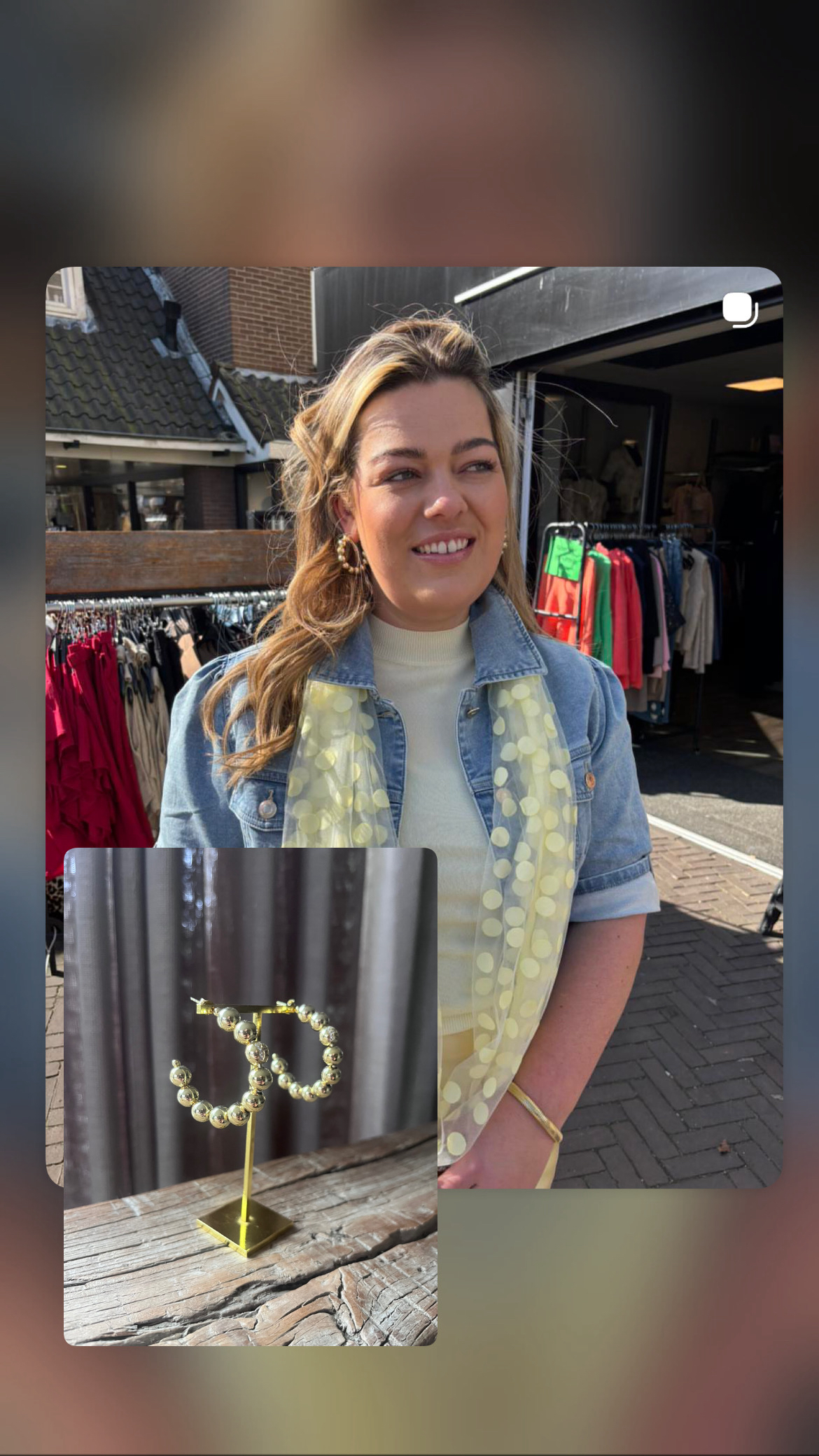 Beads Hoop Oorbel - Afbeelding 4