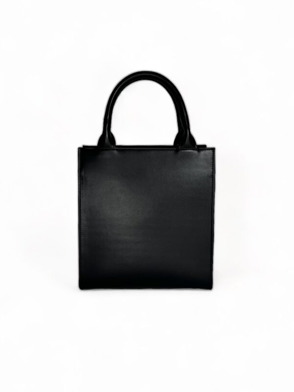 Handtas - Zwart Croco Patroon - Afbeelding 6