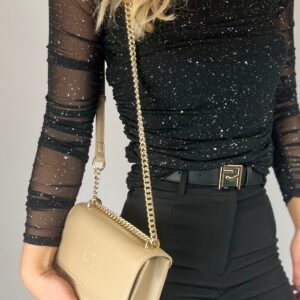 Crossbody Deboss - Beige