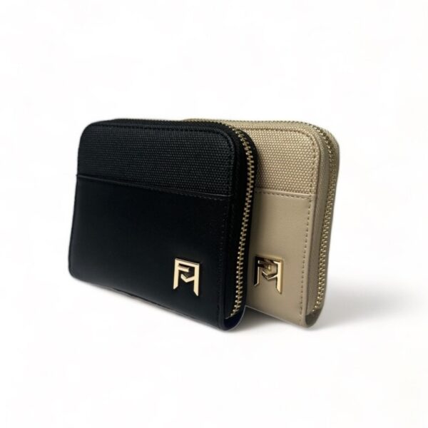 Portemonnee met rits — Zwart - Afbeelding 2