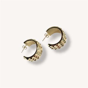 Stoere Hoop Oorbel