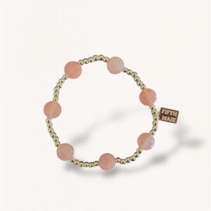 4 mm Armband - Stone pink  L