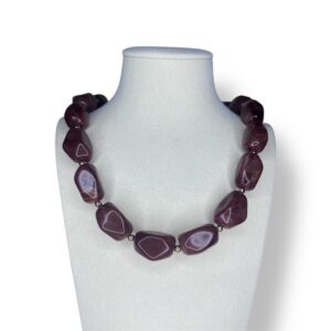 Statement Stone Ketting Amber