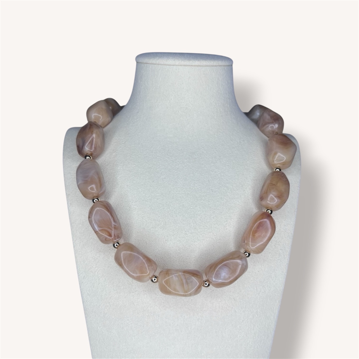 Statement Stone Ketting Sandy