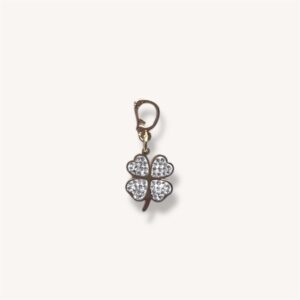 Zircon Clover Charm