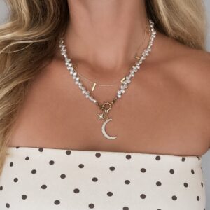 Parelmoon ketting